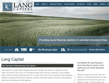 Tablet Screenshot of langcapital.net